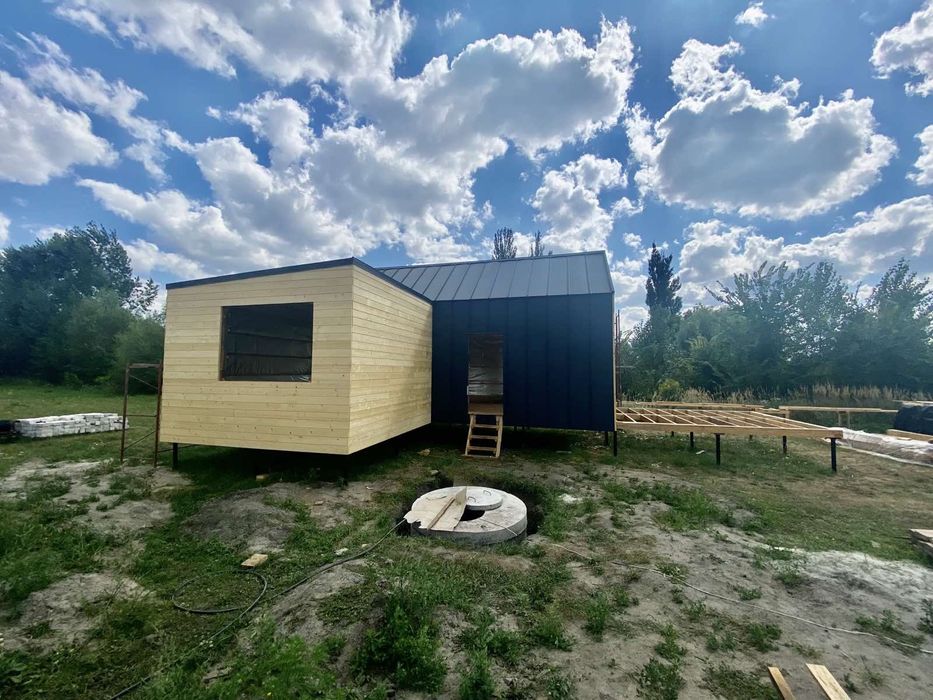 Бригада  побудує під ключ будинок з газобетону,каркасний,барнхаус,сип