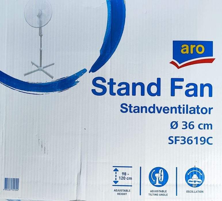 Вентилятор Aro напольный SF3619C