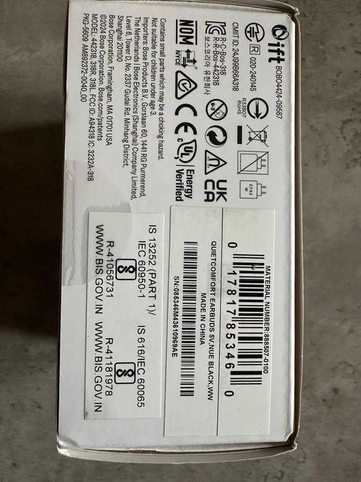 BOSE - Auriculares Bluetooth True WirelessQuietComfort NOVOS