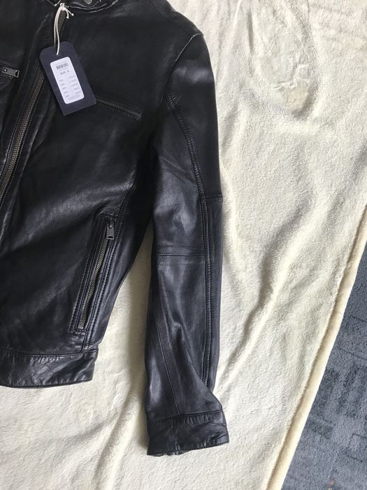 Kurtka skórzana Lindbergh nowa, naturalna skóra rozm. S