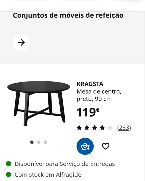 Mesa de centro 90 cm