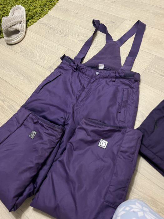 Лыжный костюм s, xs фиолетовый, белый