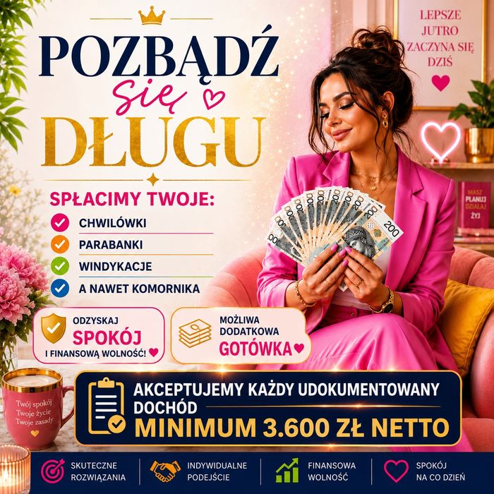 Konsolidacja Chwilówek, pożyczka prywatna, kredyt dla zadłużonych