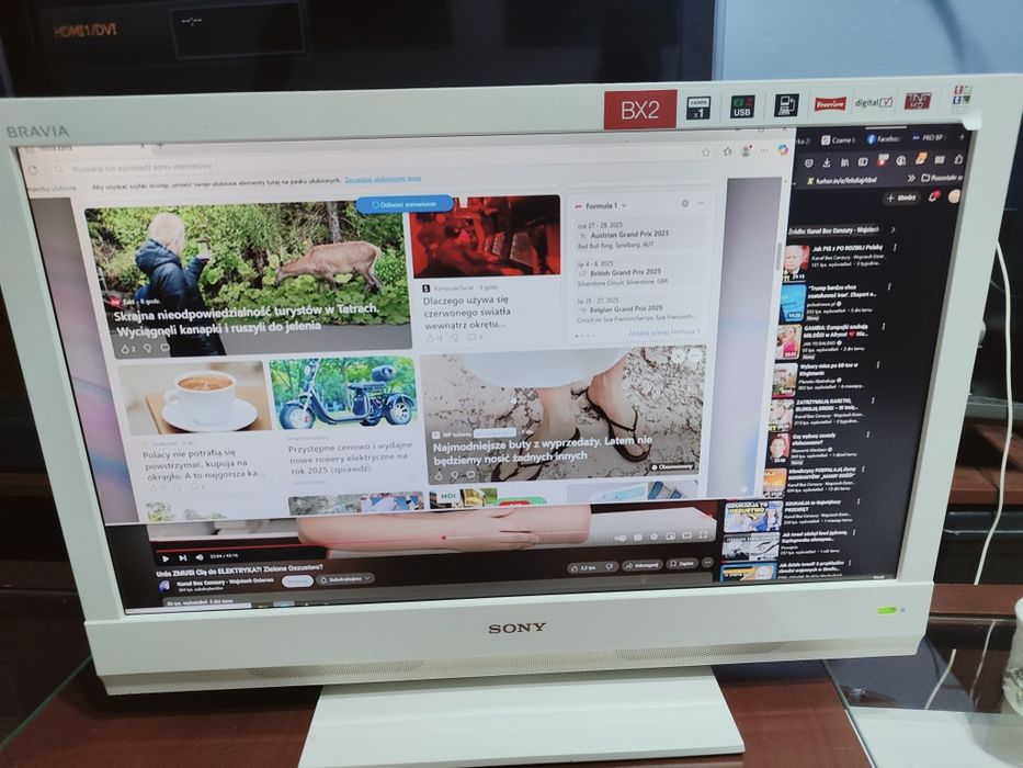 Telewizor z opcją monitora Sony