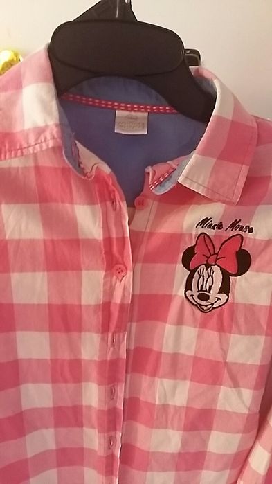 Bluzka bluzeczka biała i minie mous