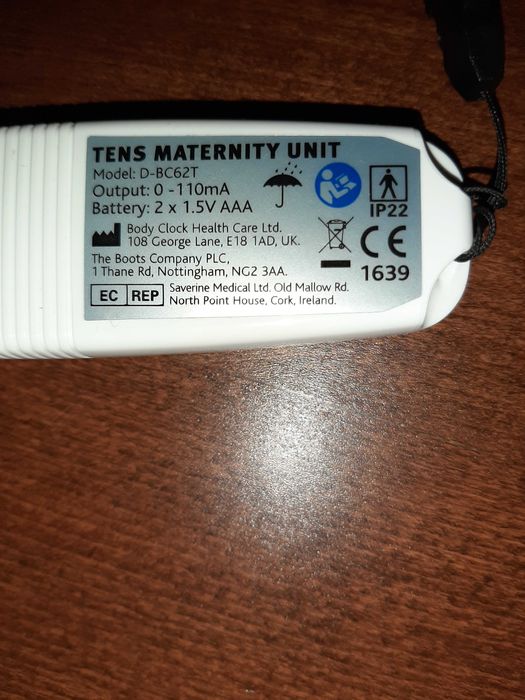 Elektrostymulator Boots TENS porodowy - maternity unit
