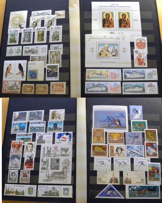 Klaser ze znaczkami, znaczki pocztowe A252