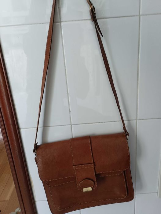 Mala em couro anos 70