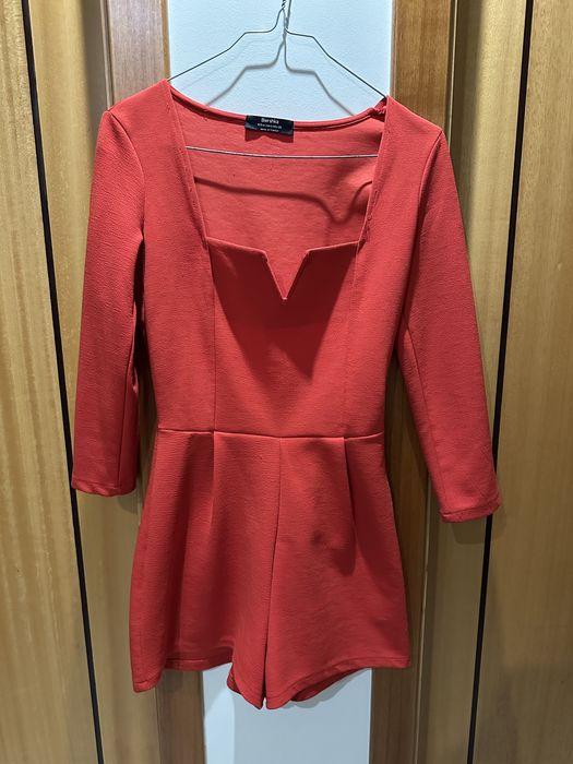 Macacão Vermelho Bershka