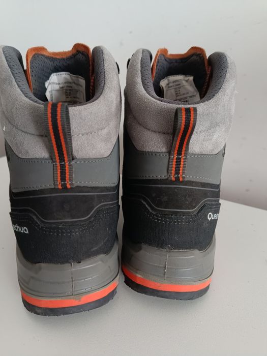 Quechua r.46 (29.5 cm) trekingi męskie skórzane waterproof
