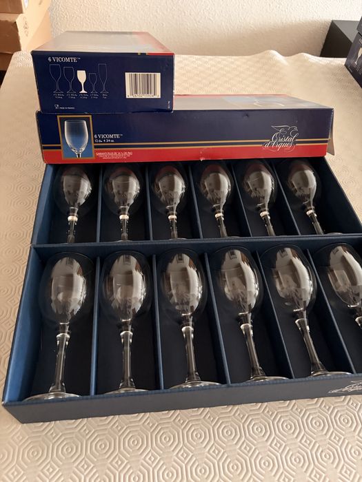 Copos de cristal