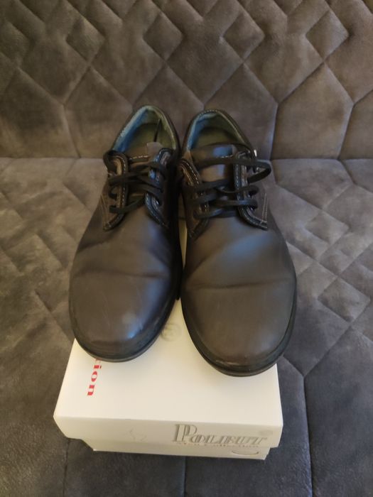 Buty skórzane męskie, półbuty Polbut