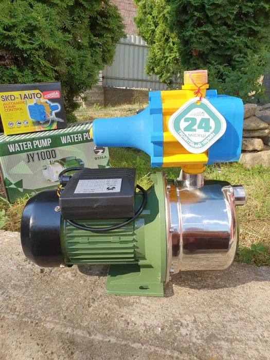 Насосна станція 1,5 kW AUTO з Пресконтролем - ТІЛЬКИ ДОСТАВКА ПОШТОЮ