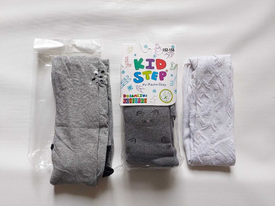 Колготы детские новые Лот 3шт 146-158