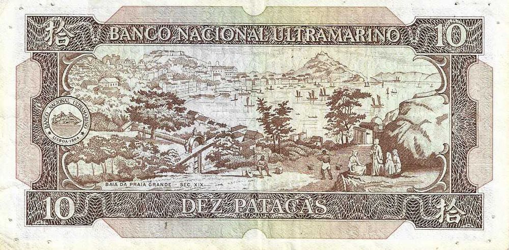 Notas antigas - Macau