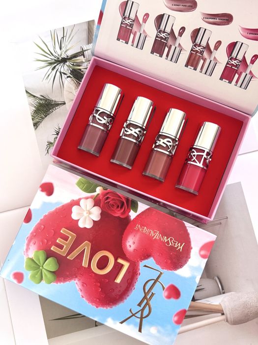 Подарунковий набір блисків YSL  Loveshine Lip Oil Gloss