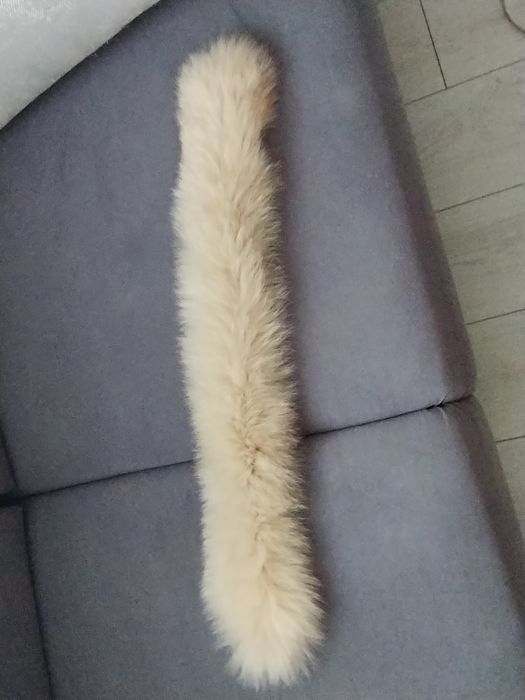 Dopinka do kaptura kołnierzyk futro naturalne lis