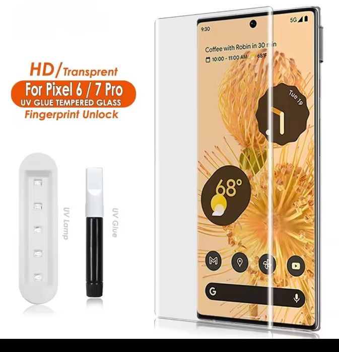 UV5d захисне скло pixel 6pro