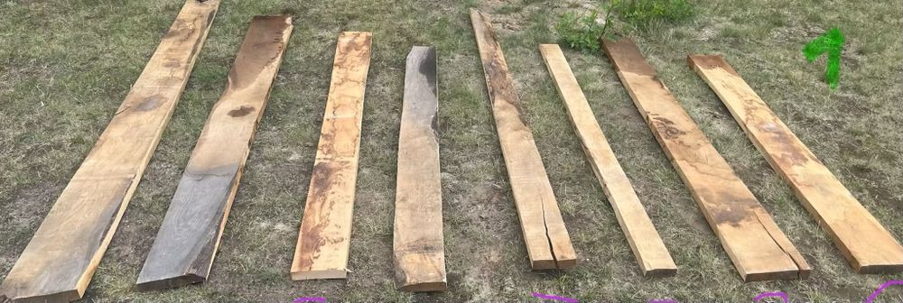 Deski dębowe suche sezonowane 1.5cala grubości