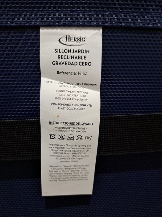 Cadeira espreguiçadeira gravidade zero NOVA