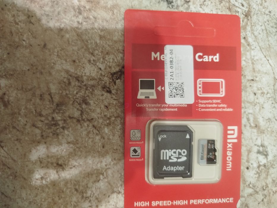 Карта памяти, Xiaomi MicroSD 2000ТБ + SD Adapter для телефона, смартфо