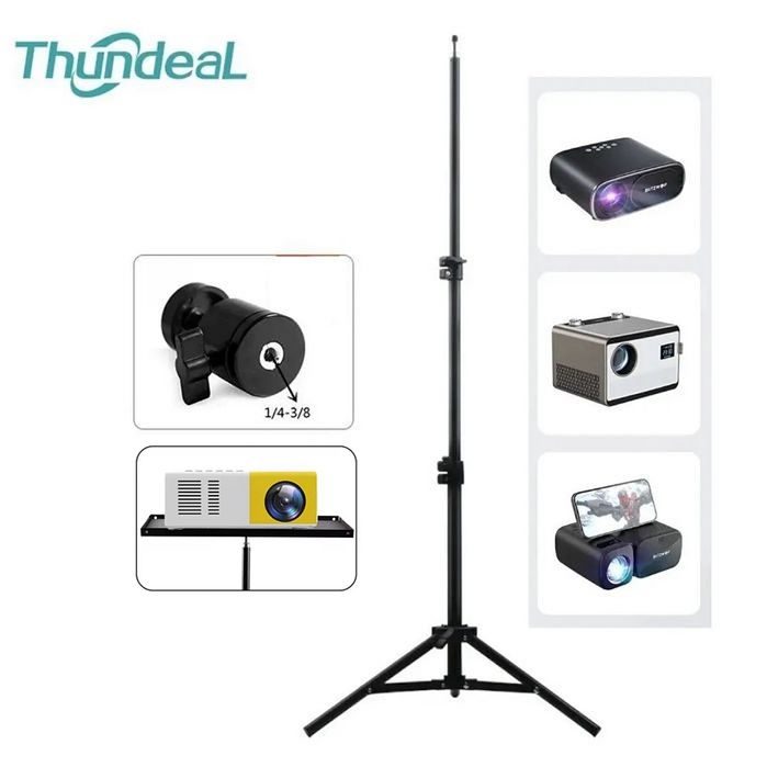 Напольная подставка ThundeaL 360° 1.6m штатив для проектора крепление