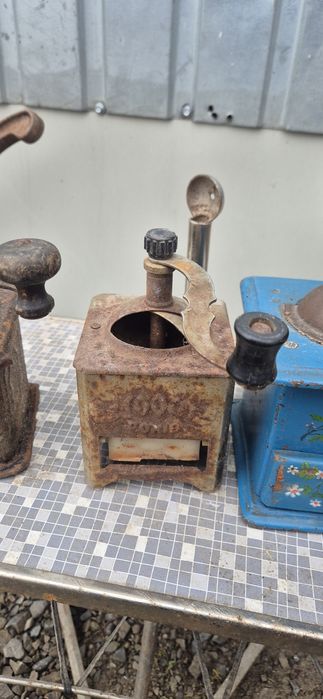 3x stary ręczny młynek do kawy prl vintage zabytek retro