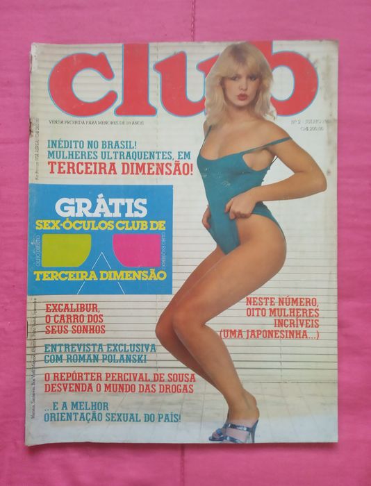 9 revistas CLUB (brasileiras) eróticas
