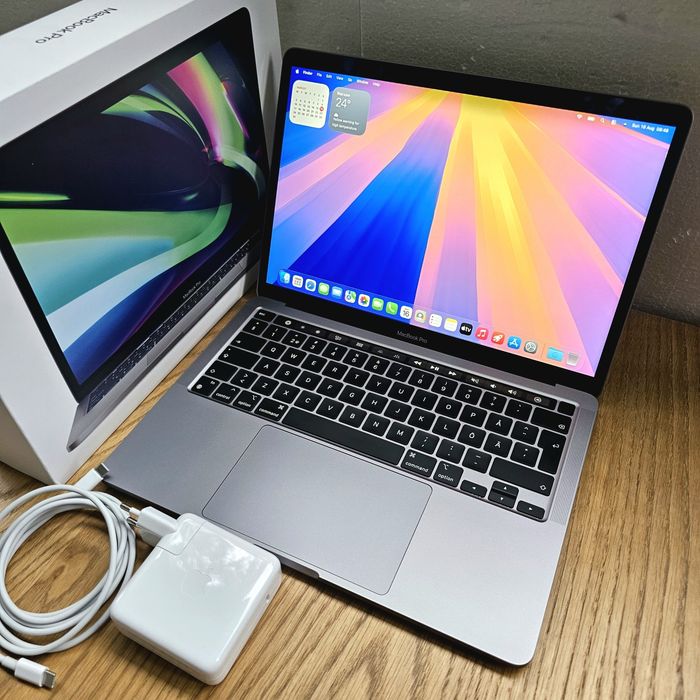 MacBook Pro M1, 13,3", 16/512GB, Retina, Touch Bar, jak nowy, bateria 100%, tylko Warszawa