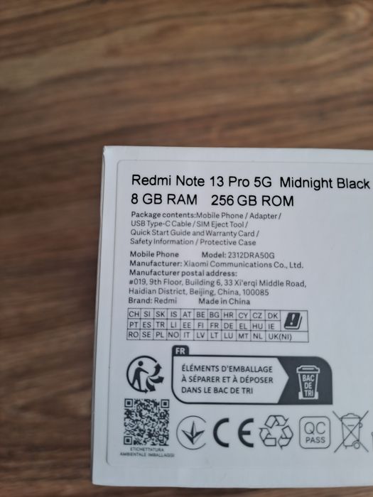 Redmi note 13 pro 5G midnight black / nowy