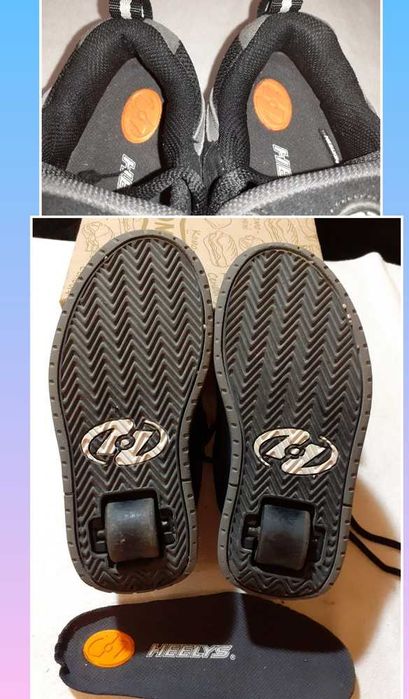 Роликовые кроссовки heelys (сша), р.31/20 см