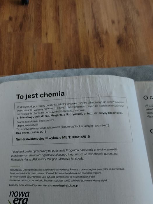 To jest chemia 1 podstawa
