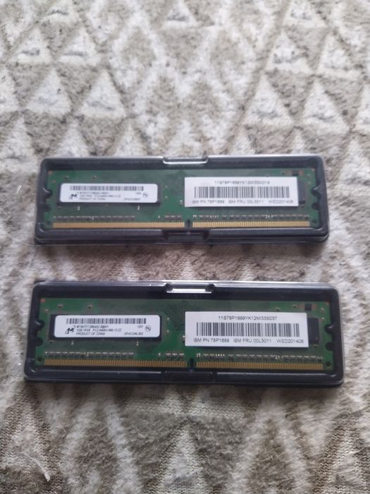 Оперативка ddr 2 по 1гб