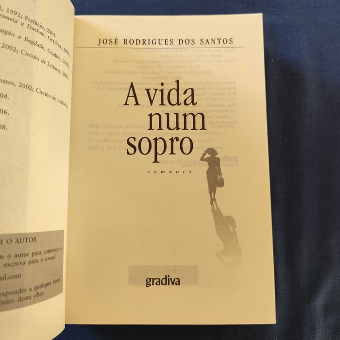 José Rodrigues dos Santos - A vida num sopro