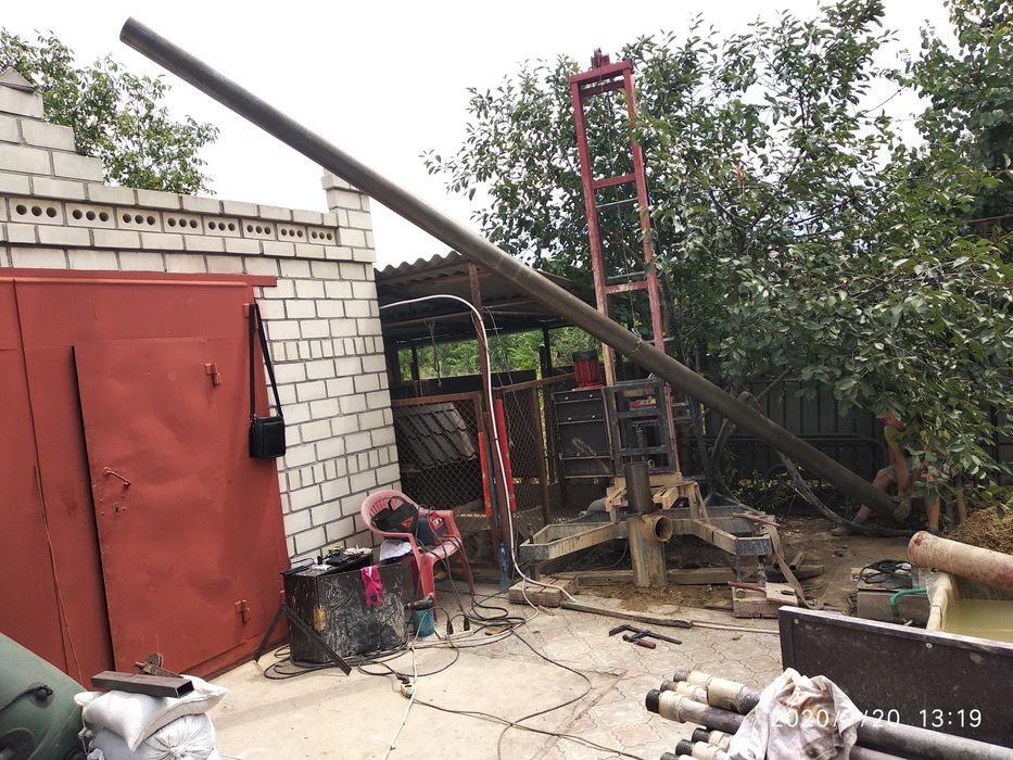 Бурение чистка скважин малогабаритной установкой пробить скважину ...