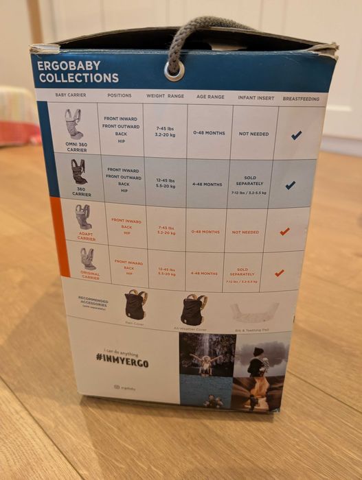 Marsúpio ErgoBaby 360 carrier