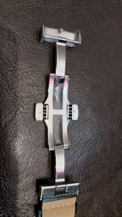 Pasek Tissot nowy skórzany oryginalny zapięcie motylkowe