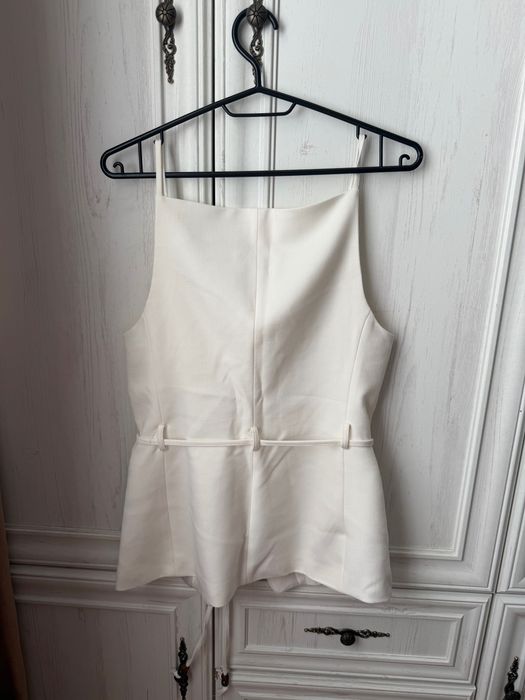 Блузка Zara молочного кольору