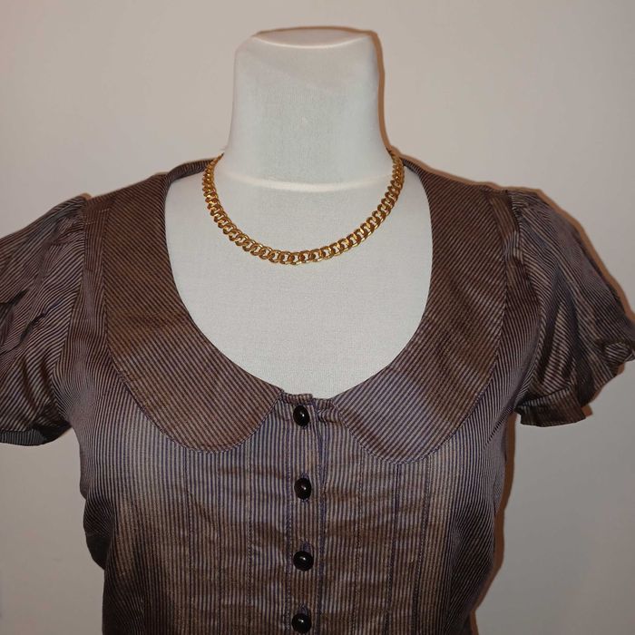 H&M bluzka ślicznota jedwab+bawełna  super stan dla M