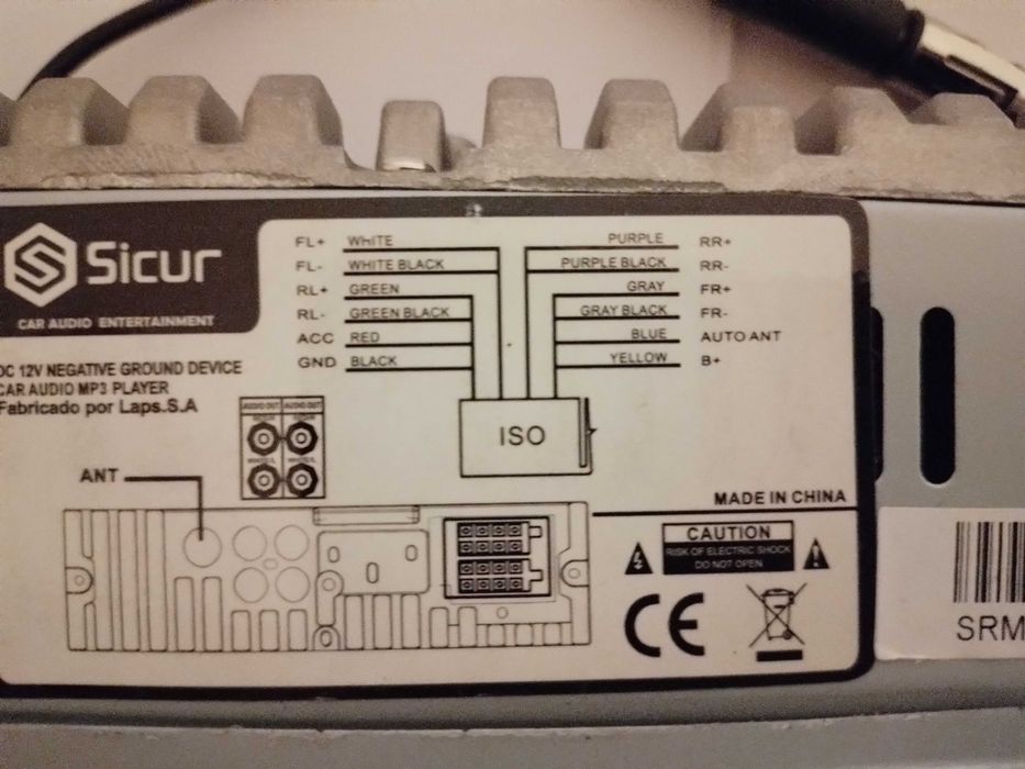Autorádio Sicur Mp3/Usb/Sd player