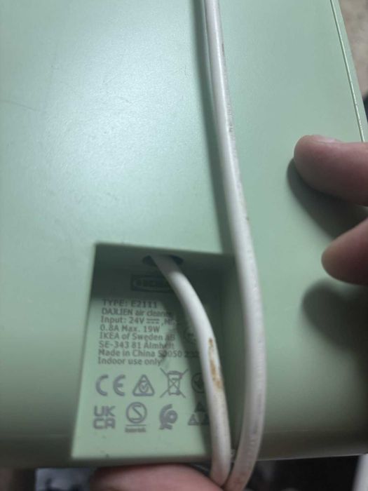 Purificador de ar Ikea Dajlien verde