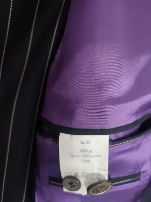 Fato de risca diplomática - oficina Mustra - 46 (S) - Luxo - NOVO