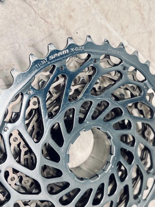 Napęd SRAM X0 2x10 Zestaw Kaseta, zębatki, łańcuch.