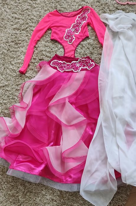 Костюм для танцев праздничное платье 6-9 лет до 122 см восточные танцы