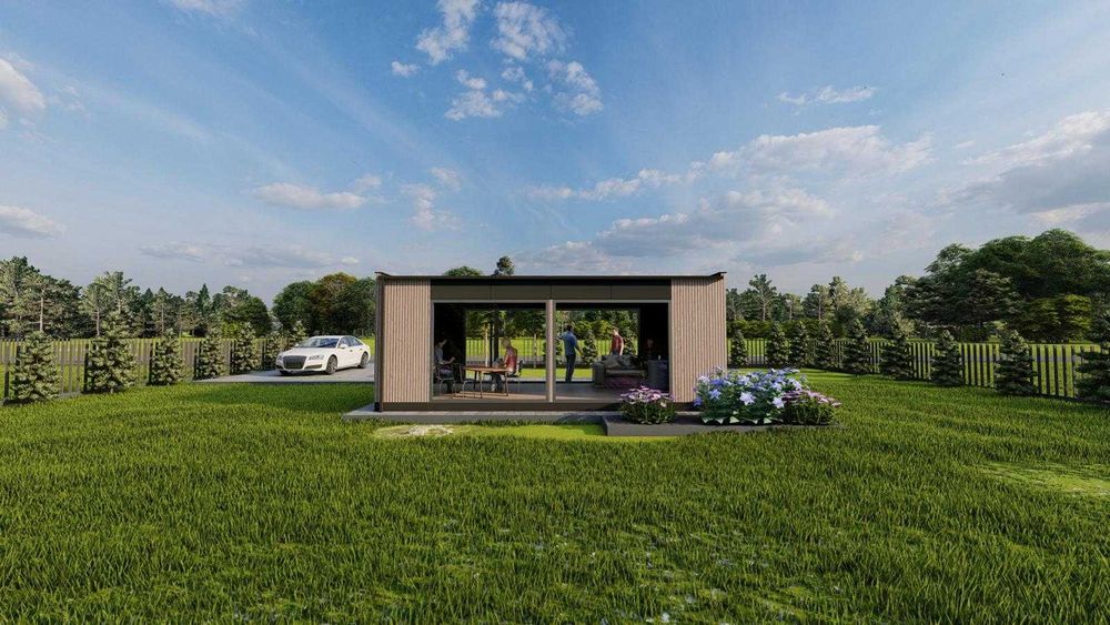 Dom Domek modułowy mobilny BEZ POZWOLENIA zezwolenia zgłoszenia Altana