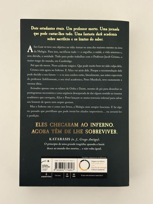 R. F. Kuang, Katabasis Livro
