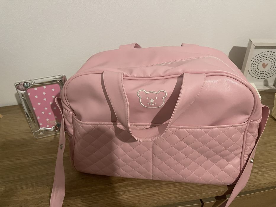 Bolsa de maternidade comprado no comtinente rosa