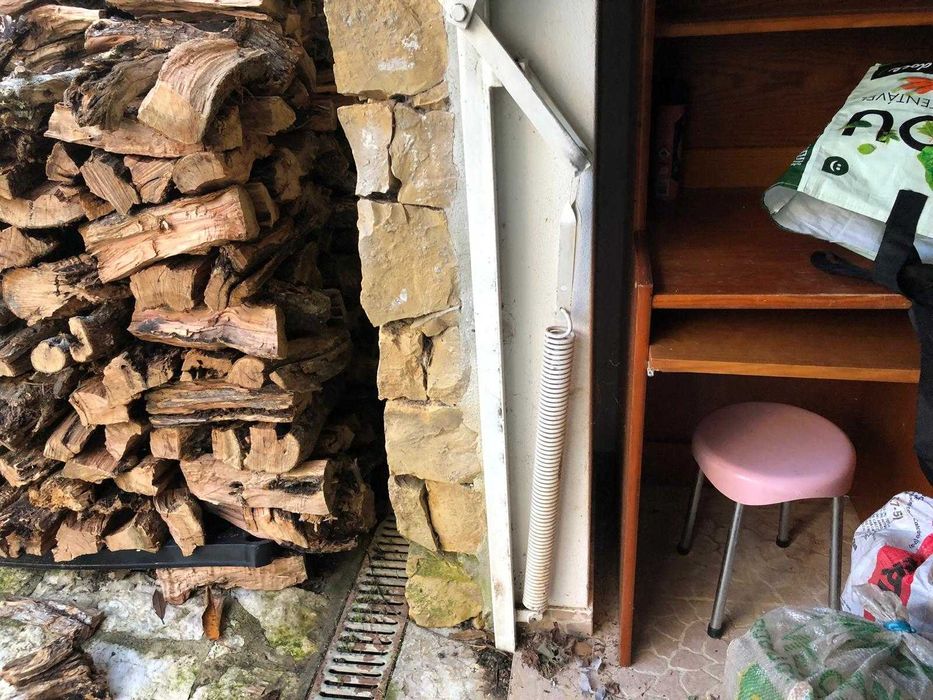 Portão de garagem basculante manual 2,52 x 2,20 m