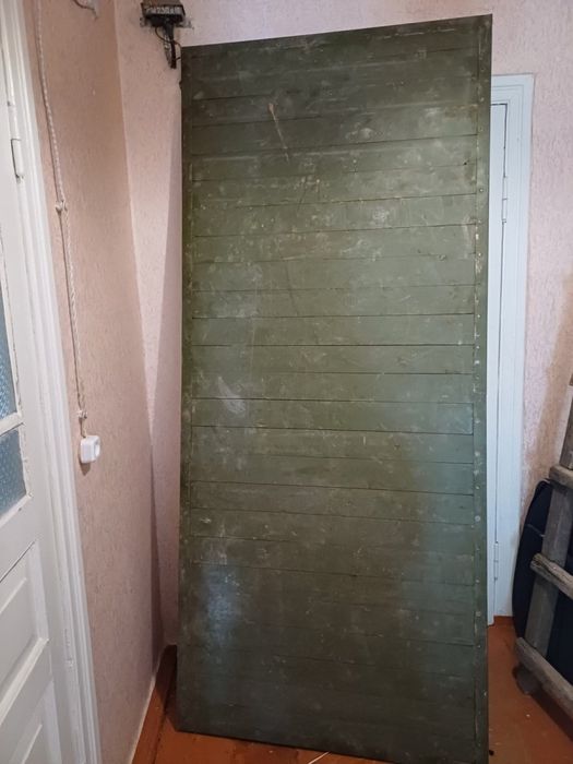 Деревянные щиты в металическом каркасе