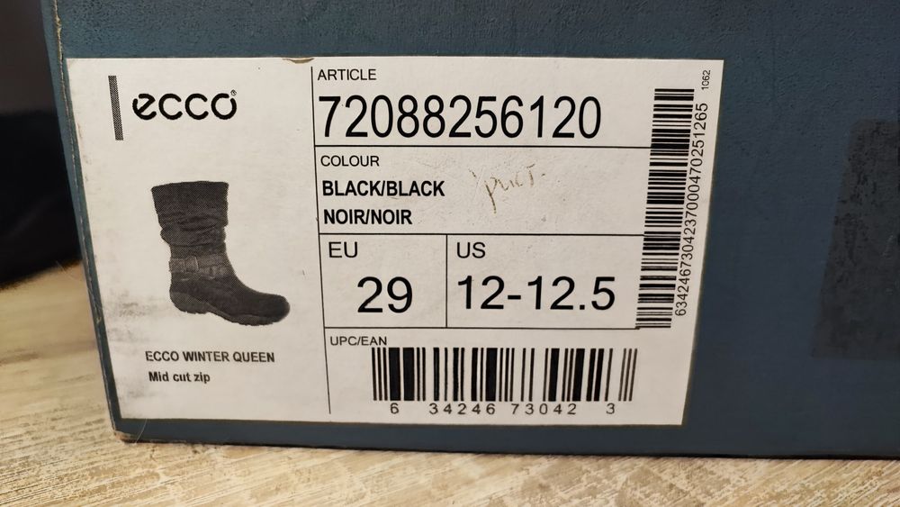 Чобітки Ecco на дівчинку